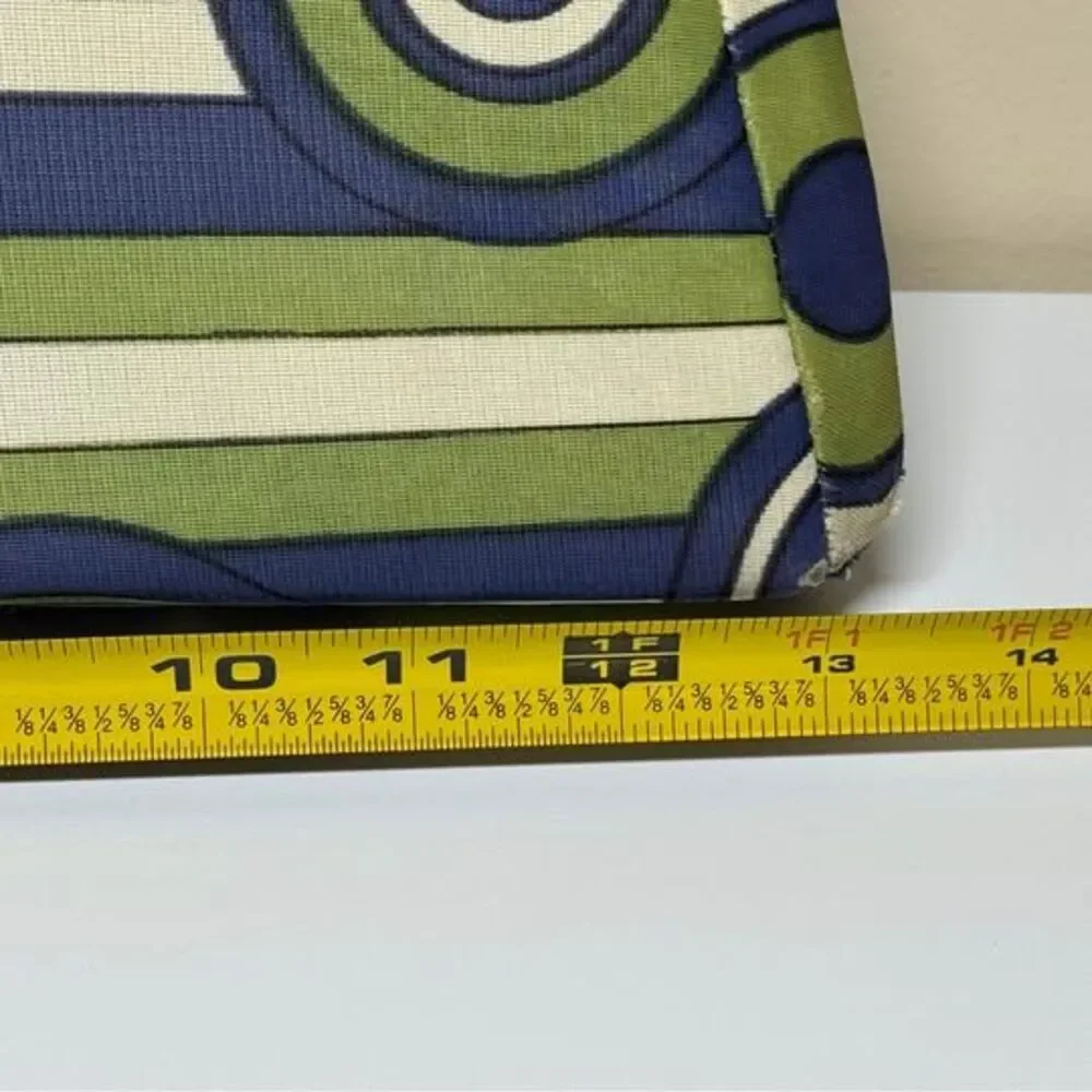 Vintage Mod Geometric Print Handbag